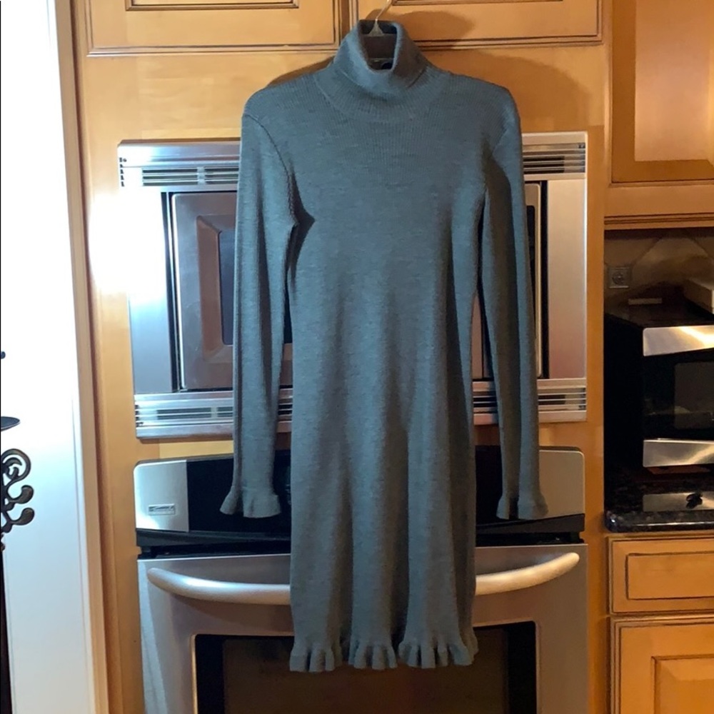 Ralph Lauren Ribbed Knit Turtleneck Dress
